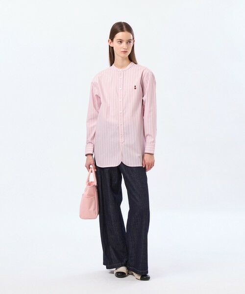 MACKINTOSH PHILOSOPHY / マッキントッシュ フィロソフィー シャツ・ブラウス | バッキンガムベア バンドカラーシャツ | 詳細1