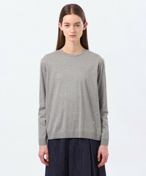 MACKINTOSH PHILOSOPHY / マッキントッシュ フィロソフィー ニット・セーター | シルキーコットンニットプルオーバー | 詳細4