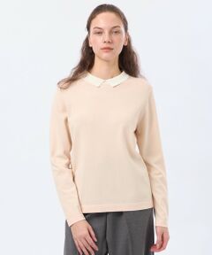 MACKINTOSH PHILOSOPHY / マッキントッシュ フィロソフィー ニット・セーター | 【Bicolor Knit Polo(バイカラーニットポロ)】ロングスリーブ
