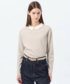 MACKINTOSH PHILOSOPHY / マッキントッシュ フィロソフィー ニット・セーター | 【Bicolor Knit Polo(バイカラーニットポロ)】ロングスリーブ