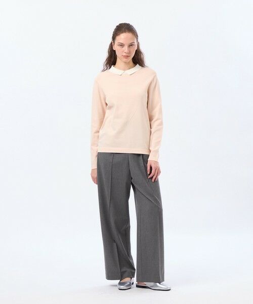 MACKINTOSH PHILOSOPHY / マッキントッシュ フィロソフィー ニット・セーター | 【Bicolor Knit Polo(バイカラーニットポロ)】ロングスリーブ | 詳細3