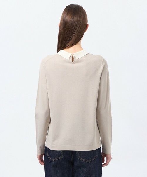 MACKINTOSH PHILOSOPHY / マッキントッシュ フィロソフィー ニット・セーター | 【Bicolor Knit Polo(バイカラーニットポロ)】ロングスリーブ | 詳細7