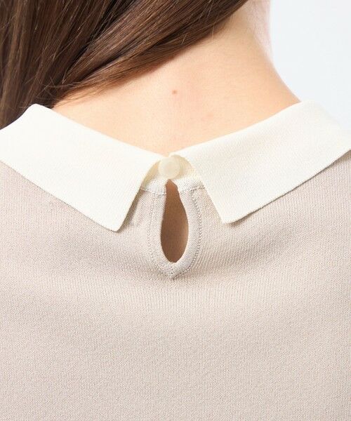 MACKINTOSH PHILOSOPHY / マッキントッシュ フィロソフィー ニット・セーター | 【Bicolor Knit Polo(バイカラーニットポロ)】ロングスリーブ | 詳細9