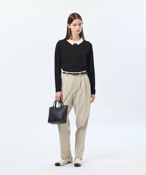 MACKINTOSH PHILOSOPHY / マッキントッシュ フィロソフィー ニット・セーター | 【Bicolor Knit Polo(バイカラーニットポロ)】ロングスリーブ | 詳細1