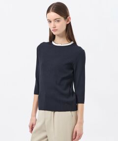 MACKINTOSH PHILOSOPHY / マッキントッシュ フィロソフィー ニット・セーター | フリルカラーリブニット