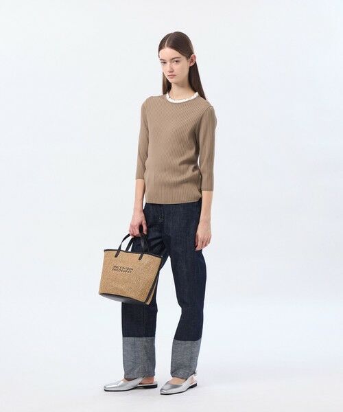 MACKINTOSH PHILOSOPHY / マッキントッシュ フィロソフィー ニット・セーター | フリルカラーリブニット | 詳細3