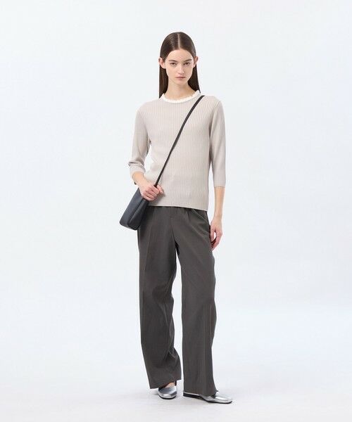 MACKINTOSH PHILOSOPHY / マッキントッシュ フィロソフィー ニット・セーター | フリルカラーリブニット | 詳細1