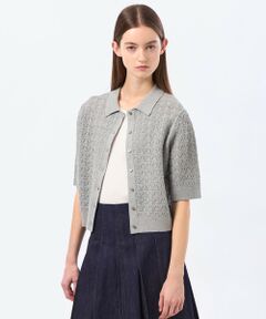 MACKINTOSH PHILOSOPHY / マッキントッシュ フィロソフィー ニット・セーター | アイレットレースポロニット