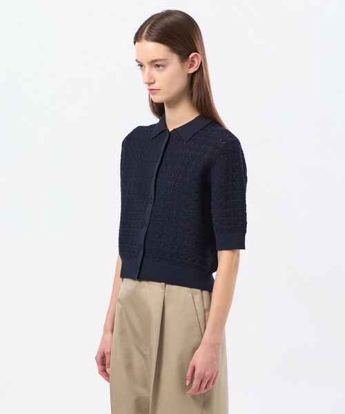 MACKINTOSH PHILOSOPHY / マッキントッシュ フィロソフィー ニット・セーター | アイレットレースポロニット | 詳細5