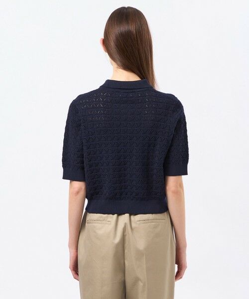 MACKINTOSH PHILOSOPHY / マッキントッシュ フィロソフィー ニット・セーター | アイレットレースポロニット | 詳細6