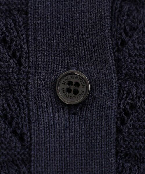 MACKINTOSH PHILOSOPHY / マッキントッシュ フィロソフィー ニット・セーター | アイレットレースポロニット | 詳細8