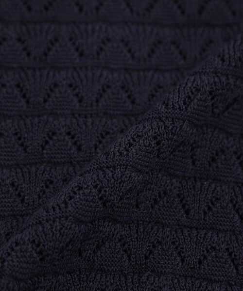 MACKINTOSH PHILOSOPHY / マッキントッシュ フィロソフィー ニット・セーター | アイレットレースポロニット | 詳細10