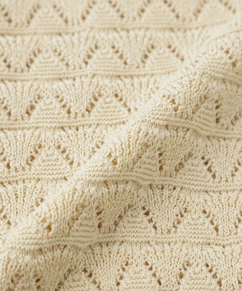 MACKINTOSH PHILOSOPHY / マッキントッシュ フィロソフィー ニット・セーター | アイレットレースポロニット | 詳細11