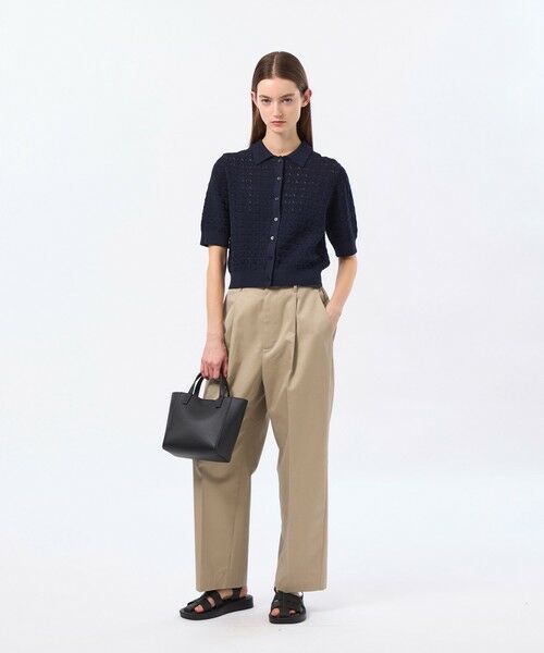 MACKINTOSH PHILOSOPHY / マッキントッシュ フィロソフィー ニット・セーター | アイレットレースポロニット | 詳細2