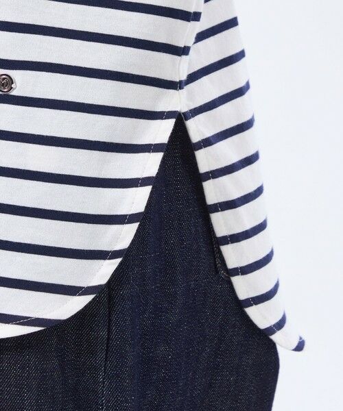 MACKINTOSH PHILOSOPHY / マッキントッシュ フィロソフィー カットソー | ラウンドヘムシルケットボーダーカットソー | 詳細6