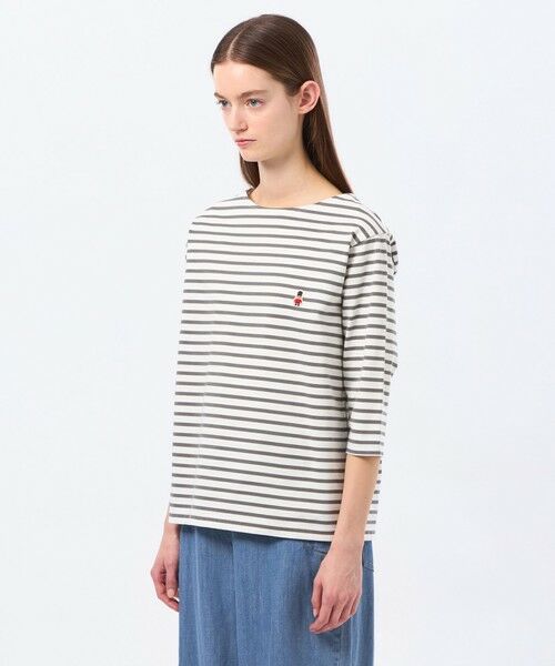 MACKINTOSH PHILOSOPHY / マッキントッシュ フィロソフィー カットソー | バッキンガムベア バスクボーダーTシャツ | 詳細6