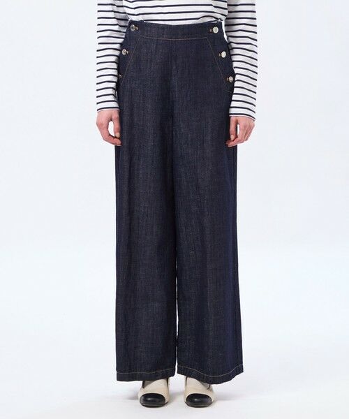 MACKINTOSH PHILOSOPHY / マッキントッシュ フィロソフィー その他パンツ | コットンリネンデニムマリンパンツ | 詳細5