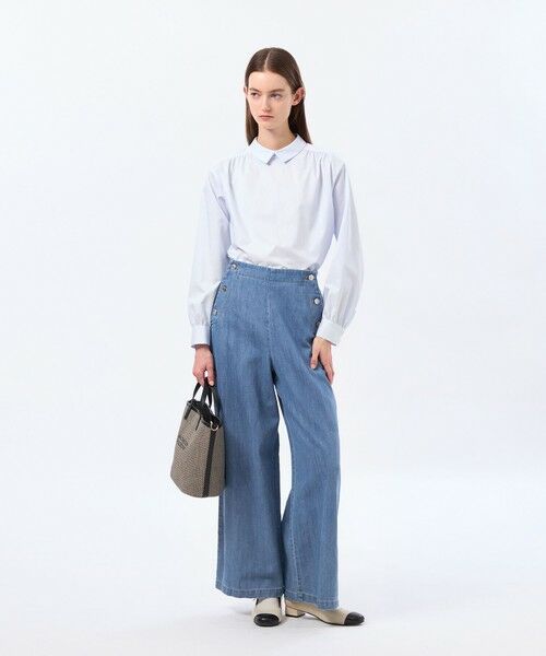 MACKINTOSH PHILOSOPHY / マッキントッシュ フィロソフィー その他パンツ | コットンリネンデニムマリンパンツ | 詳細1