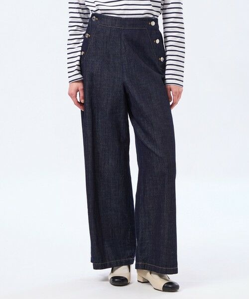 MACKINTOSH PHILOSOPHY / マッキントッシュ フィロソフィー その他パンツ | コットンリネンデニムマリンパンツ（ネイビー3）