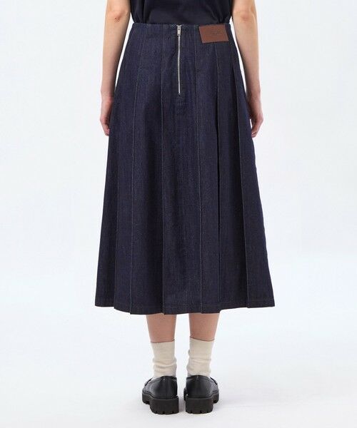 MACKINTOSH PHILOSOPHY / マッキントッシュ フィロソフィー ロング・マキシ丈スカート | コットンデニムプリーツスカート | 詳細5