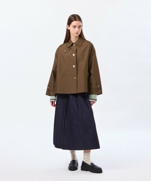 MACKINTOSH PHILOSOPHY / マッキントッシュ フィロソフィー ロング・マキシ丈スカート | コットンデニムプリーツスカート | 詳細1