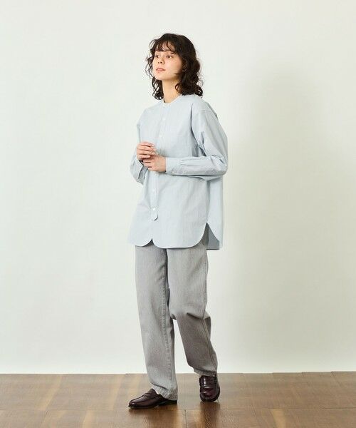 MACKINTOSH PHILOSOPHY / マッキントッシュ フィロソフィー シャツ・ブラウス | 【GREY LABEL】バンドカラーシャツ | 詳細4