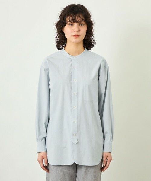 MACKINTOSH PHILOSOPHY / マッキントッシュ フィロソフィー シャツ・ブラウス | 【GREY LABEL】バンドカラーシャツ | 詳細5