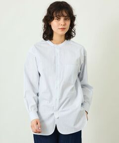 MACKINTOSH PHILOSOPHY / マッキントッシュ フィロソフィー シャツ・ブラウス | 【GREY LABEL】バンドカラーパターンドシャツ