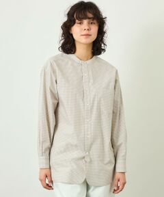 MACKINTOSH PHILOSOPHY / マッキントッシュ フィロソフィー シャツ・ブラウス | 【GREY LABEL】バンドカラーパターンドシャツ