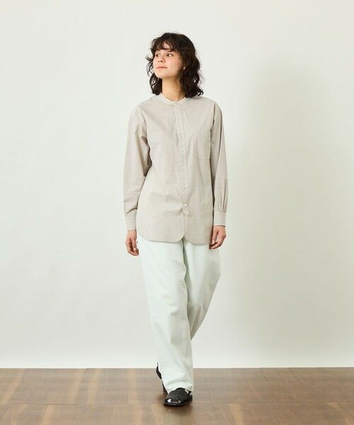 MACKINTOSH PHILOSOPHY / マッキントッシュ フィロソフィー シャツ・ブラウス | 【GREY LABEL】バンドカラーパターンドシャツ | 詳細3