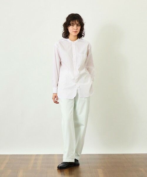 MACKINTOSH PHILOSOPHY / マッキントッシュ フィロソフィー シャツ・ブラウス | 【GREY LABEL】バンドカラーパターンドシャツ | 詳細1