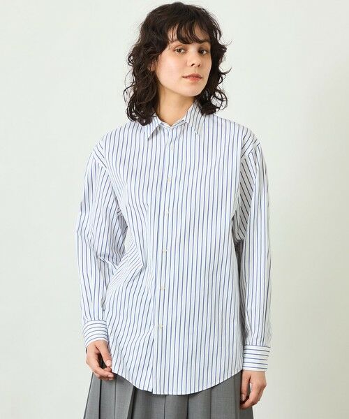 MACKINTOSH PHILOSOPHY / マッキントッシュ フィロソフィー シャツ・ブラウス | 【GREY LABEL】THOMAS MASONレギュラーカラーシャツ（ブルー3）