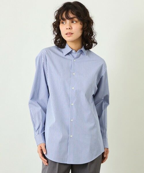 MACKINTOSH PHILOSOPHY / マッキントッシュ フィロソフィー シャツ・ブラウス | 【GREY LABEL】THOMAS MASONレギュラーカラーシャツ（ブルー5）