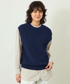 MACKINTOSH PHILOSOPHY / マッキントッシュ フィロソフィー ニット・セーター | 【GREY LABEL】ファインコットンニットベスト