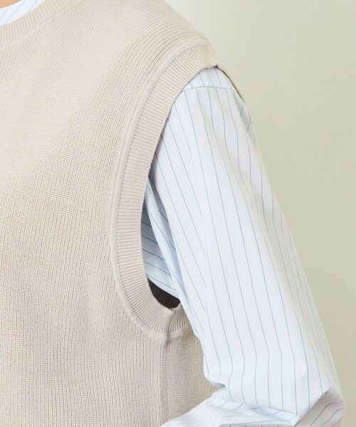 MACKINTOSH PHILOSOPHY / マッキントッシュ フィロソフィー ニット・セーター | 【GREY LABEL】ファインコットンニットベスト | 詳細6