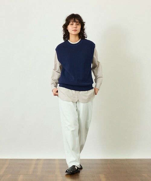 MACKINTOSH PHILOSOPHY / マッキントッシュ フィロソフィー ニット・セーター | 【GREY LABEL】ファインコットンニットベスト | 詳細1