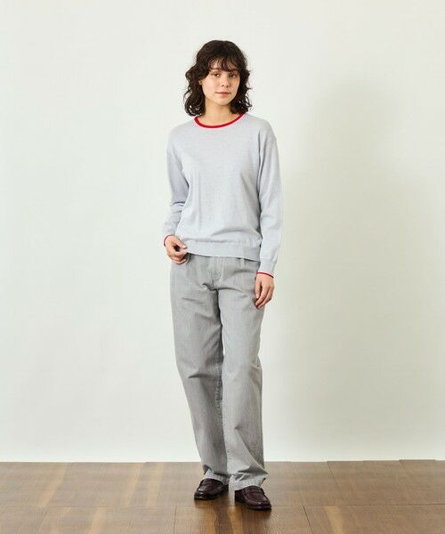 MACKINTOSH PHILOSOPHY / マッキントッシュ フィロソフィー ニット・セーター | 【GREY LABEL】バイカラークルーネックニット | 詳細1