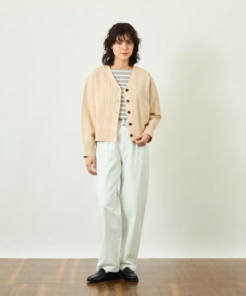 MACKINTOSH PHILOSOPHY / マッキントッシュ フィロソフィー ニット・セーター | 【GREY LABEL】ワイドケーブルカーディガン | 詳細3