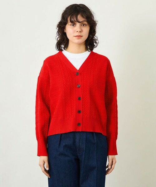 MACKINTOSH PHILOSOPHY / マッキントッシュ フィロソフィー ニット・セーター | 【GREY LABEL】ワイドケーブルカーディガン | 詳細4