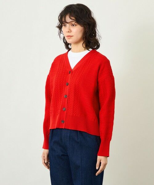 MACKINTOSH PHILOSOPHY / マッキントッシュ フィロソフィー ニット・セーター | 【GREY LABEL】ワイドケーブルカーディガン | 詳細5