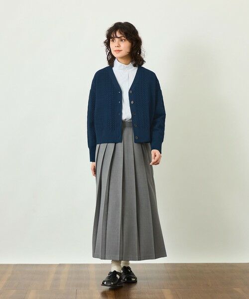 MACKINTOSH PHILOSOPHY / マッキントッシュ フィロソフィー ニット・セーター | 【GREY LABEL】ワイドケーブルカーディガン | 詳細2