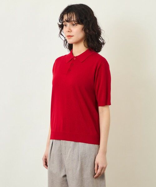 MACKINTOSH PHILOSOPHY / マッキントッシュ フィロソフィー ニット・セーター | GREY LABEL リネンミックスポロニット | 詳細5