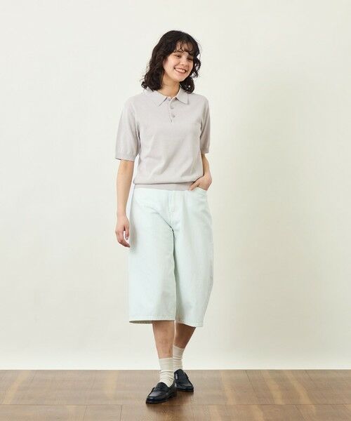 MACKINTOSH PHILOSOPHY / マッキントッシュ フィロソフィー ニット・セーター | GREY LABEL リネンミックスポロニット | 詳細1