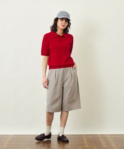 MACKINTOSH PHILOSOPHY / マッキントッシュ フィロソフィー ニット・セーター | GREY LABEL リネンミックスポロニット | 詳細2