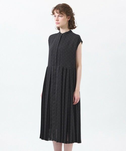 MACKINTOSH PHILOSOPHY / マッキントッシュ フィロソフィー ロング・マキシ丈ワンピース | 【WEB&一部店舗限定】【WILLINGHAM DRESS】トリプルドットプリーツ | 詳細4