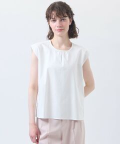 レースコンビフレンチスリーブカットソー