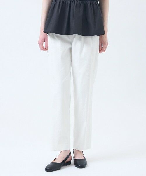 MACKINTOSH PHILOSOPHY / マッキントッシュ フィロソフィー その他パンツ | 【MP STANDARD TROUSERS 002 SLIM FIT】DRY OXFORD製（オフホワイト1）