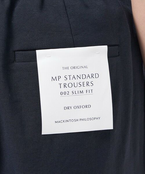 MACKINTOSH PHILOSOPHY / マッキントッシュ フィロソフィー その他パンツ | 【MP STANDARD TROUSERS 002 SLIM FIT】DRY OXFORD製 | 詳細20