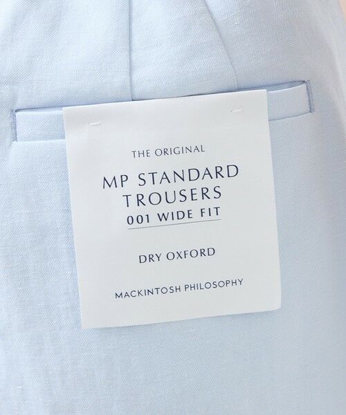 MACKINTOSH PHILOSOPHY / マッキントッシュ フィロソフィー その他パンツ | 【MP STANDARD TROUSERS 001 WIDE FIT】DRY OXFORD製 | 詳細25