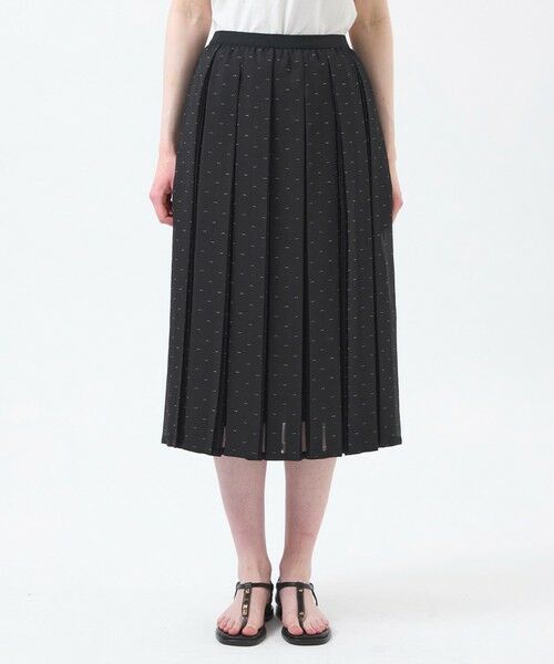 MACKINTOSH PHILOSOPHY / マッキントッシュ フィロソフィー ロング・マキシ丈スカート | 【WEB&一部店舗限定】【WILLINGHAM SKIRT】トリプルドットプリーツ | 詳細3